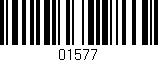 Código de barras (EAN, GTIN, SKU, ISBN): '01577'