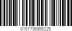 Código de barras (EAN, GTIN, SKU, ISBN): '0157735955225'