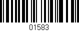 Código de barras (EAN, GTIN, SKU, ISBN): '01583'