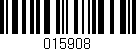 Código de barras (EAN, GTIN, SKU, ISBN): '015908'