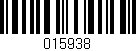 Código de barras (EAN, GTIN, SKU, ISBN): '015938'