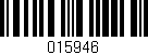 Código de barras (EAN, GTIN, SKU, ISBN): '015946'