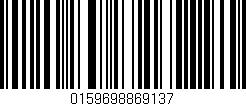 Código de barras (EAN, GTIN, SKU, ISBN): '0159698869137'