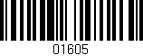 Código de barras (EAN, GTIN, SKU, ISBN): '01605'