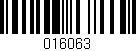 Código de barras (EAN, GTIN, SKU, ISBN): '016063'