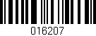 Código de barras (EAN, GTIN, SKU, ISBN): '016207'