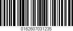 Código de barras (EAN, GTIN, SKU, ISBN): '0162607031235'