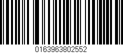 Código de barras (EAN, GTIN, SKU, ISBN): '0163963802552'