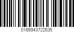 Código de barras (EAN, GTIN, SKU, ISBN): '0166943722635'