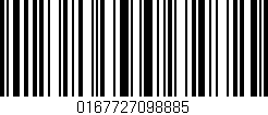 Código de barras (EAN, GTIN, SKU, ISBN): '0167727098885'