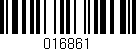 Código de barras (EAN, GTIN, SKU, ISBN): '016861'