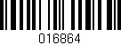 Código de barras (EAN, GTIN, SKU, ISBN): '016864'