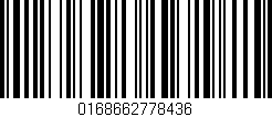 Código de barras (EAN, GTIN, SKU, ISBN): '0168662778436'