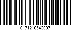 Código de barras (EAN, GTIN, SKU, ISBN): '0171210543097'