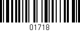 Código de barras (EAN, GTIN, SKU, ISBN): '01718'