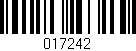 Código de barras (EAN, GTIN, SKU, ISBN): '017242'