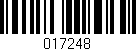 Código de barras (EAN, GTIN, SKU, ISBN): '017248'