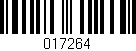 Código de barras (EAN, GTIN, SKU, ISBN): '017264'