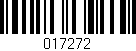 Código de barras (EAN, GTIN, SKU, ISBN): '017272'