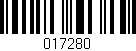 Código de barras (EAN, GTIN, SKU, ISBN): '017280'