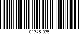 Código de barras (EAN, GTIN, SKU, ISBN): '01745-075'
