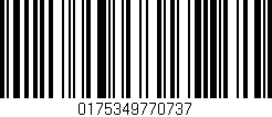 Código de barras (EAN, GTIN, SKU, ISBN): '0175349770737'
