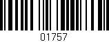 Código de barras (EAN, GTIN, SKU, ISBN): '01757'