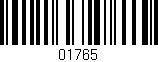 Código de barras (EAN, GTIN, SKU, ISBN): '01765'