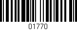 Código de barras (EAN, GTIN, SKU, ISBN): '01770'