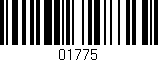 Código de barras (EAN, GTIN, SKU, ISBN): '01775'