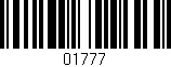 Código de barras (EAN, GTIN, SKU, ISBN): '01777'