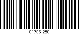 Código de barras (EAN, GTIN, SKU, ISBN): '01786-250'