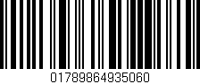 Código de barras (EAN, GTIN, SKU, ISBN): '01789864935060'