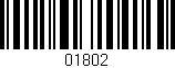 Código de barras (EAN, GTIN, SKU, ISBN): '01802'
