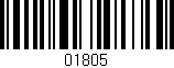 Código de barras (EAN, GTIN, SKU, ISBN): '01805'