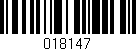 Código de barras (EAN, GTIN, SKU, ISBN): '018147'