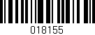 Código de barras (EAN, GTIN, SKU, ISBN): '018155'
