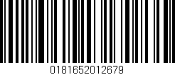 Código de barras (EAN, GTIN, SKU, ISBN): '0181652012679'
