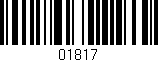 Código de barras (EAN, GTIN, SKU, ISBN): '01817'