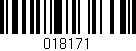 Código de barras (EAN, GTIN, SKU, ISBN): '018171'