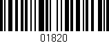 Código de barras (EAN, GTIN, SKU, ISBN): '01820'
