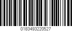 Código de barras (EAN, GTIN, SKU, ISBN): '0183493220527'