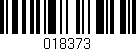 Código de barras (EAN, GTIN, SKU, ISBN): '018373'