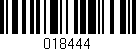 Código de barras (EAN, GTIN, SKU, ISBN): '018444'