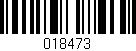 Código de barras (EAN, GTIN, SKU, ISBN): '018473'
