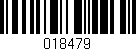 Código de barras (EAN, GTIN, SKU, ISBN): '018479'