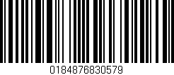 Código de barras (EAN, GTIN, SKU, ISBN): '0184876830579'