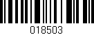 Código de barras (EAN, GTIN, SKU, ISBN): '018503'