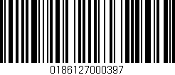 Código de barras (EAN, GTIN, SKU, ISBN): '0186127000397'