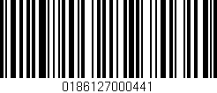 Código de barras (EAN, GTIN, SKU, ISBN): '0186127000441'